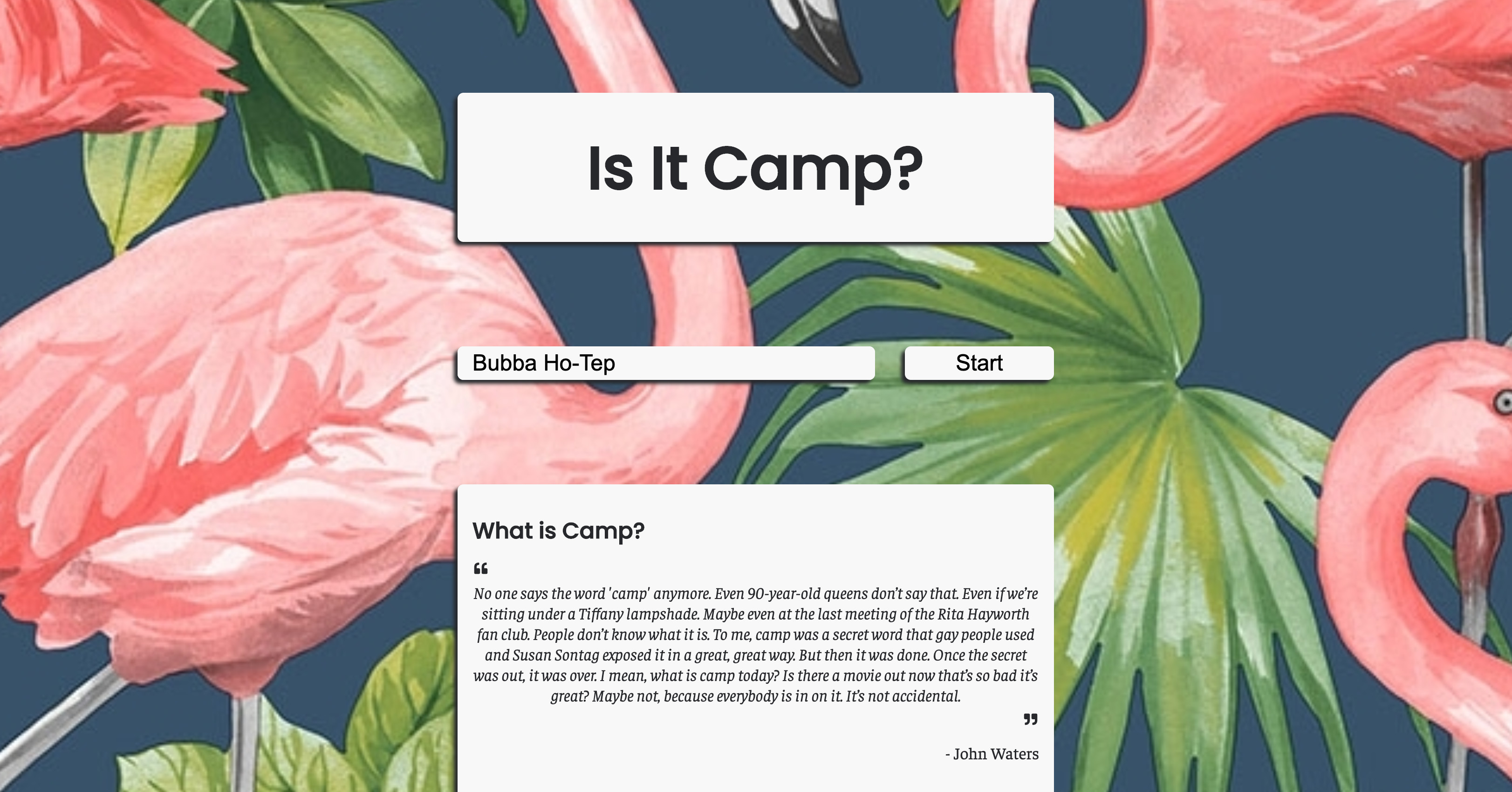 Is It Camp? Cover Image